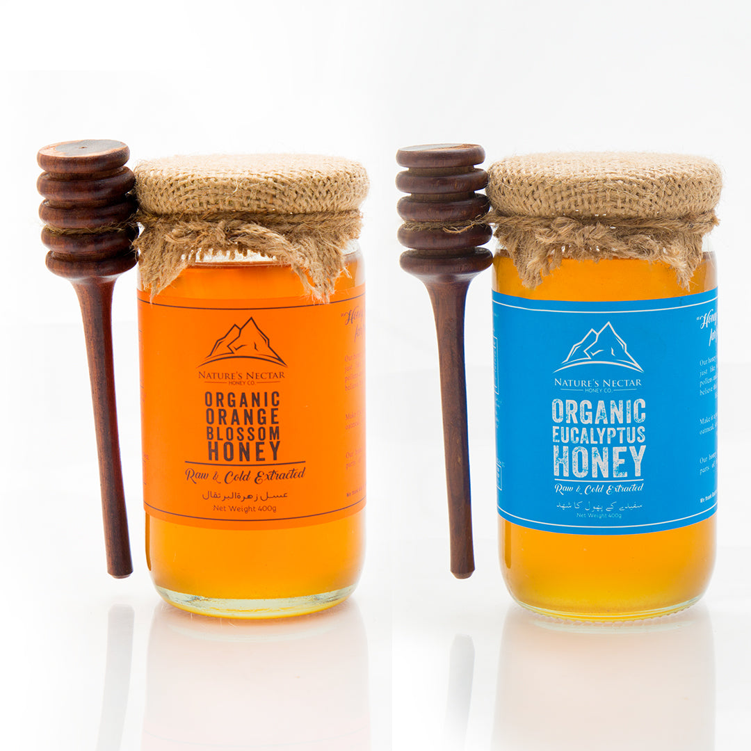 Orange Honey & Eucalyptus Honey Bundle