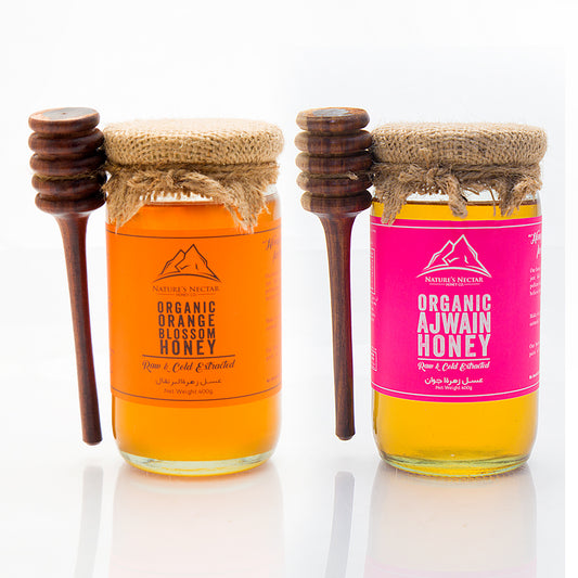 Orange Honey & Ajwain Honey Bundle