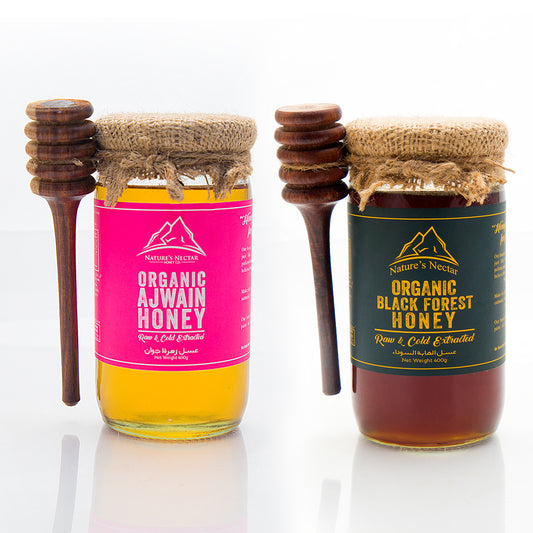 Ajwain Honey & Black Forest Honey Bundle